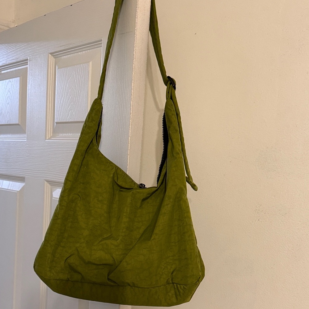 BAGGU Green Hobo Bag